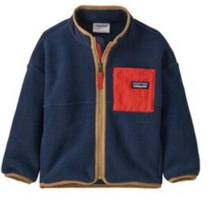 Patagonia Blue and Red Fleece Jacket